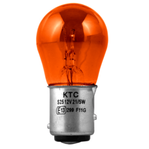 BOMBILLO (CAJAX10) 12V 1034 21/5W S25 BAY15D LUZ DE FRENO AMBAR