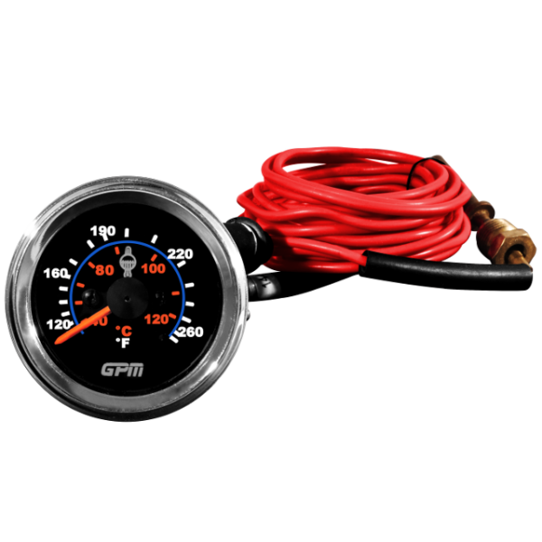 Medidor temperatura mecanico guaya 144 t.negro-aro cromado gpm