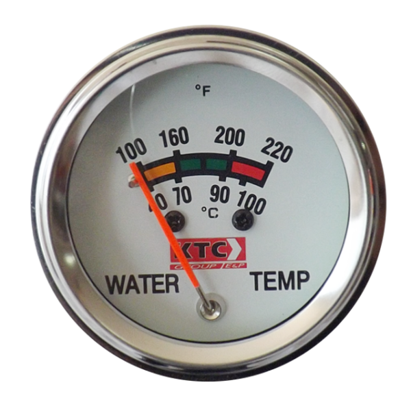 EDIDOR TEMPERATURA MECANICO GUAYA 72 T. BLANCO-ARO CROMADO KTC