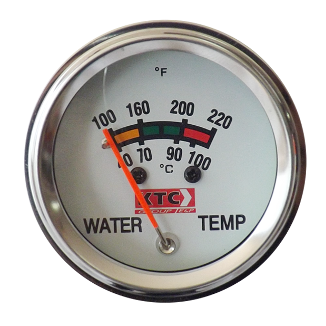 EDIDOR TEMPERATURA MECANICO GUAYA 72 T. BLANCO-ARO CROMADO KTC