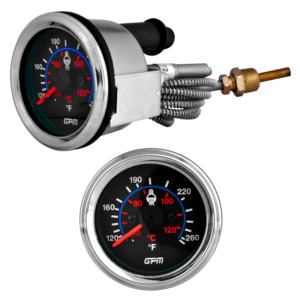 Medidor temperatura mecanico guaya 72 guaya metalica t.negro-aro cromado gpm