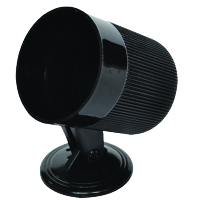 Soporte medidor sobreponer 1p negro plastico 2"