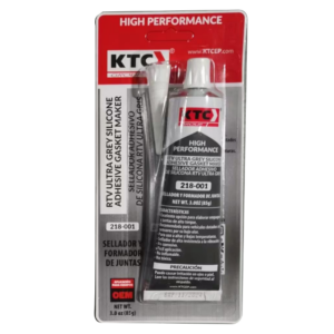 Sellador adhesivo de silicona transparente rtv 85gr