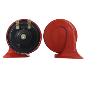 PITO 12V 90MM TIPO CORNETA ROJO (JGOX2) 490Hz-410Hz 105dB-118dB