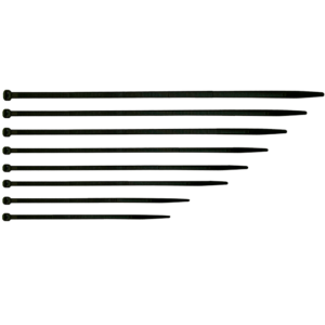 ABRAZADERA (BOLSAX100) PLASTICA NEGRA 102X2.5MM