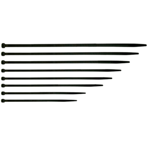 ABRAZADERA (BOLSAX100) PLASTICA NEGRA 204X3.6MM
