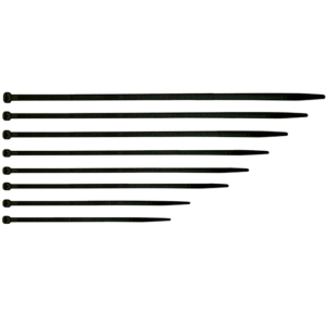 ABRAZADERA (BOLSAX100) PLASTICA NEGRA 252X4.8MM