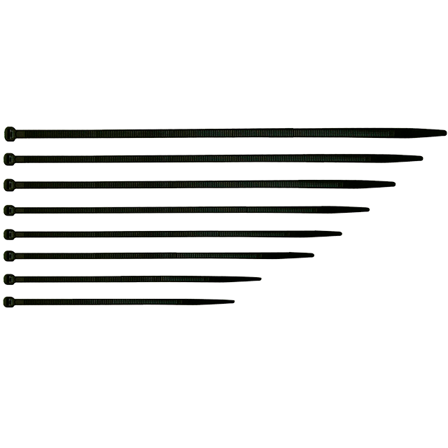 ABRAZADERA (BOLSAX100) PLASTICA NEGRA 252X4.8MM