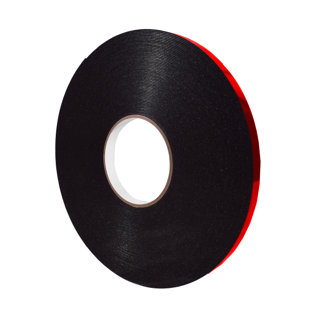 CINTA DOBLE FAZ 1/2" X 5 METROS PROTECTOR ROJO (1 ROLLO)