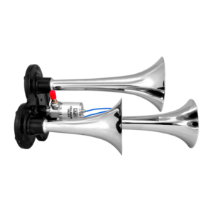 CORNETA TRIPLE 125*190*255mm CON VALVULA 12V/24V 1PC