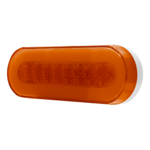 LAMPARA DIRECCIONAL OVALADA 6" LED AMBAR CON CABLES MV