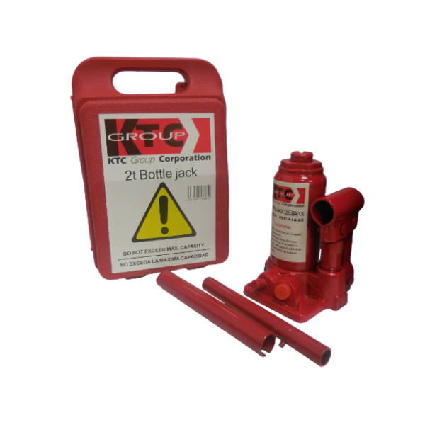 GATO BOTELLA 02 TON 148-278mm ESTUCHE PLASTICO