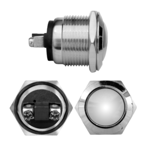 SWITCH STARTER REDONDO METALICO (O19MM) 12V-4AMP