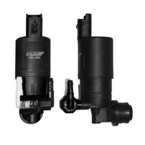MOTOR TANQUE LIMPIABRISAS RENAULT LOGAN-NISSAN QASHQAI-PEUGEOT 307-CITROEN C3-C4-C8 12V 2400mm/min 2 SALIDAS (7700428386-643498)