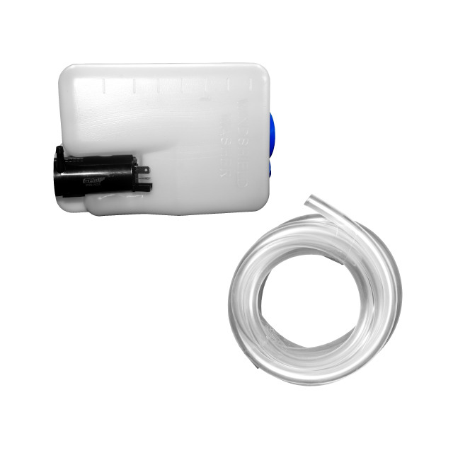TANQUE LIMPIABRISAS UNIVERSAL COMPLETO CON KIT 12V - MOTOR PLASTICO