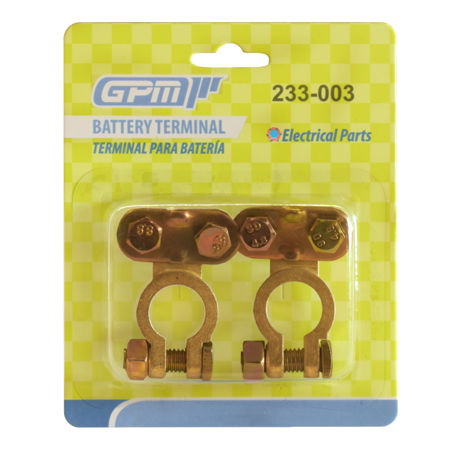 TERMINAL BATERIA 18MM ZINC DORADO 130G SET 2PCS- EMPAQUE BLISTER