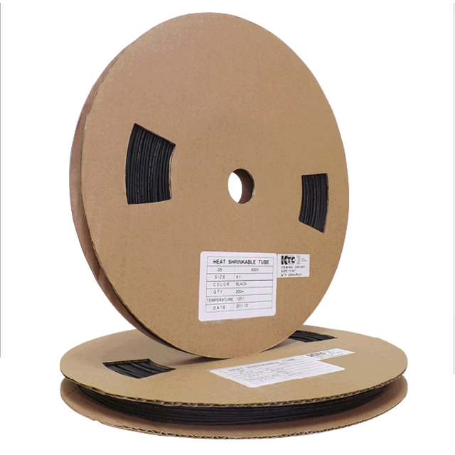 TERMOENCOGIBLE NEGRO 5/16" ROLLO POR 100M (8mm) GPM