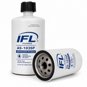 FILTRO SEPARADOR AGUA COMBUSTIBLE CON DRENAJE, ENROSCABLE FAW, JAC