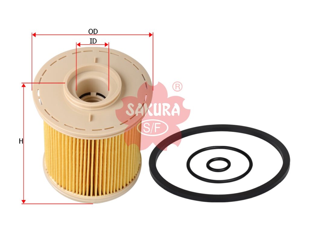 FILTRO SEPARADOR AGUA COMBUSTIBLE PARA VASO VISOR, CARTUCHO CUMMINS, DODGE, HINO, TOYOTA
