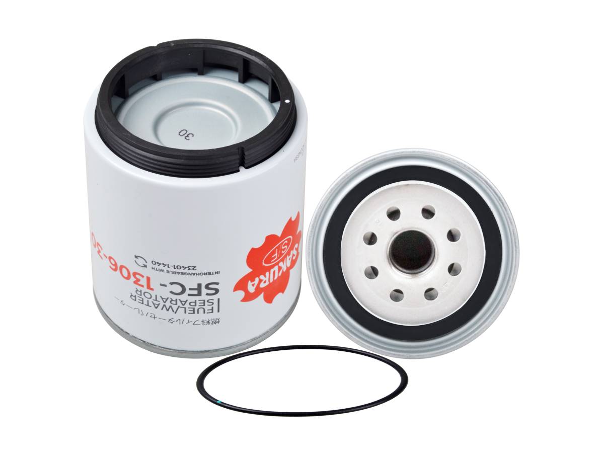 FILTRO SEPARADOR AGUA COMBUSTIBLE CON VASO VISOR, ENROSCABLE AGRALE
