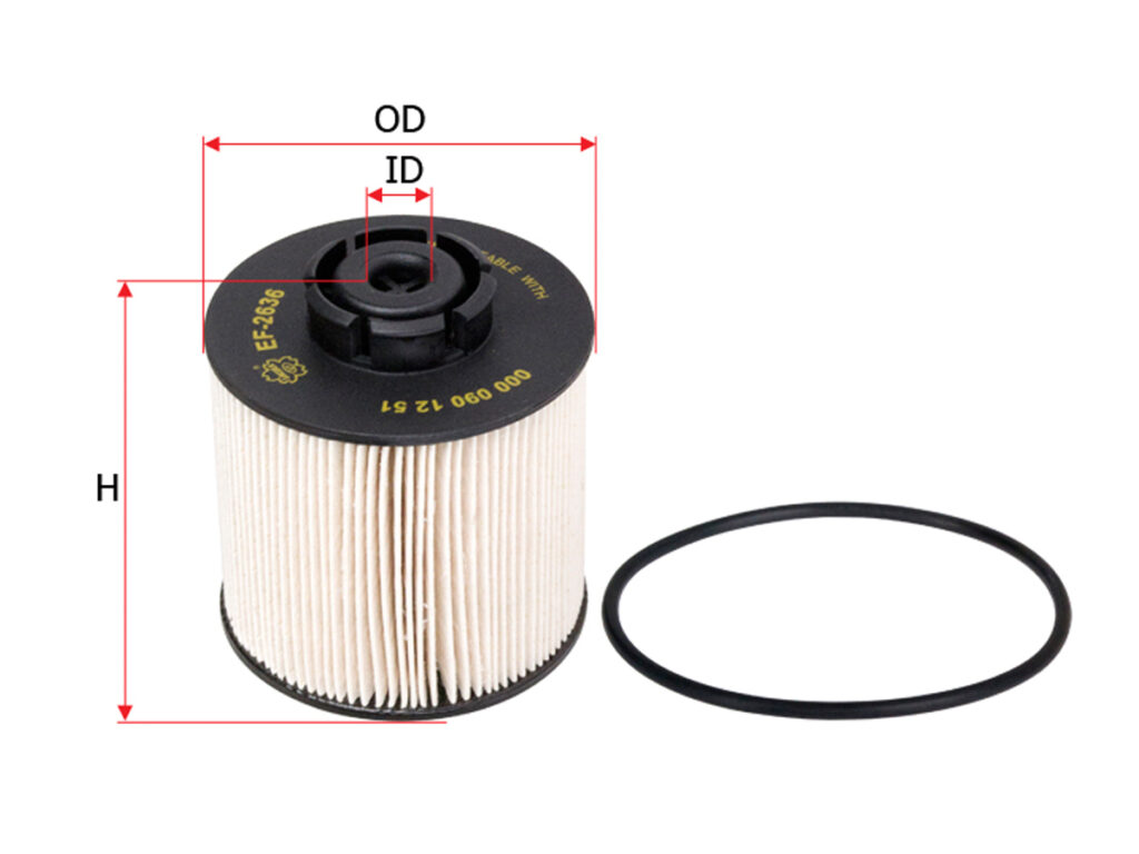 FILTRO DE COMBUSTIBLE SECUNDARIO, CARTUCHO DEMAG, DOPPSTADT, FREIGHTLINER, GROVE, MERCEDES BENZ, STERLING, TOYOTA