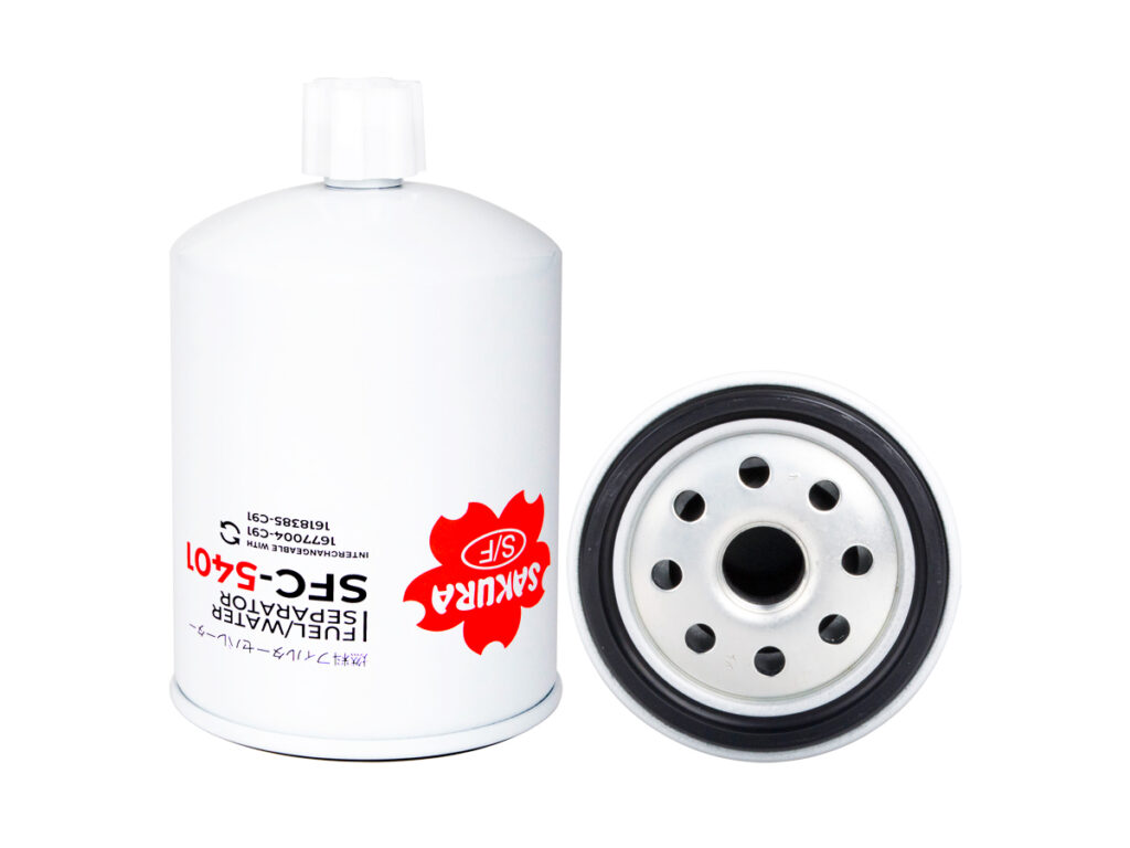 FILTRO SEPARADOR AGUA COMBUSTIBLE CON DRENAJE, ENROSCABLE HINO, JAC, MERCEDES BENZ