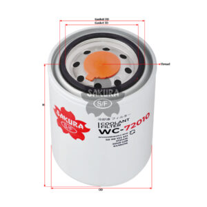 FILTRO DE REFRIGERANTE CON ADITIVO SCA, ENROSCABLE MACK