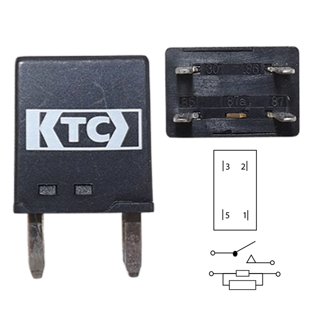 RELAY 12V 4P AVEO-OPTRA- GM BOMBA-ENCENDIDO-A/A