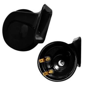 PITO 24V 90MM TIPO CORNETA NEGRO (JGOX2) 105dB-118dB