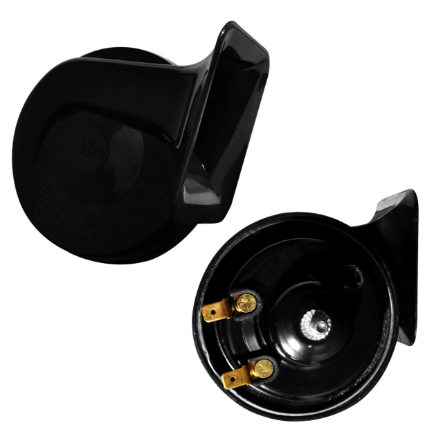 PITO 24V 90MM TIPO CORNETA NEGRO (JGOX2) 105dB-118dB