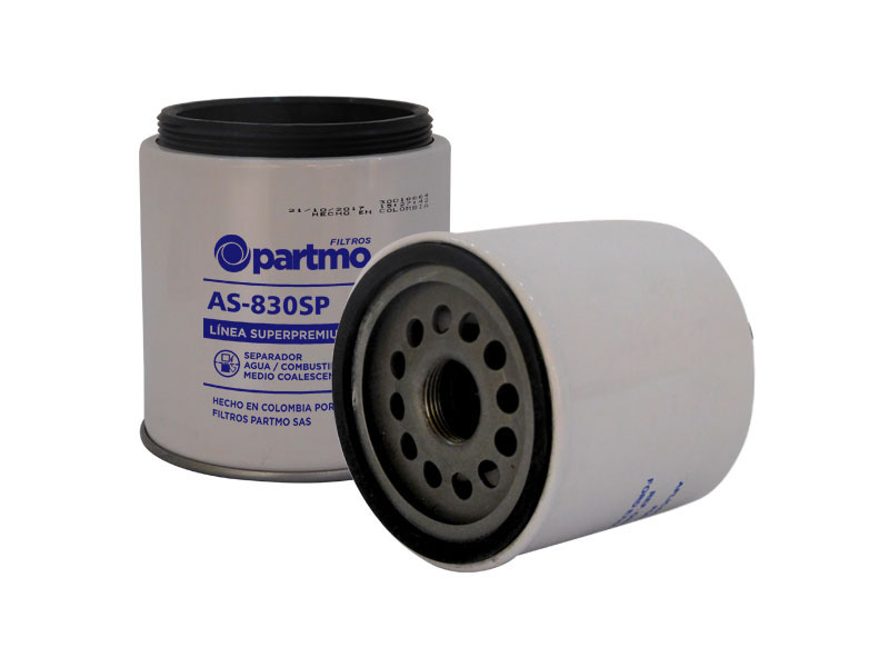 FILTRO SEPARADOR AGUA COMBUSTIBLE CON VASO VISOR, ENROSCABLE