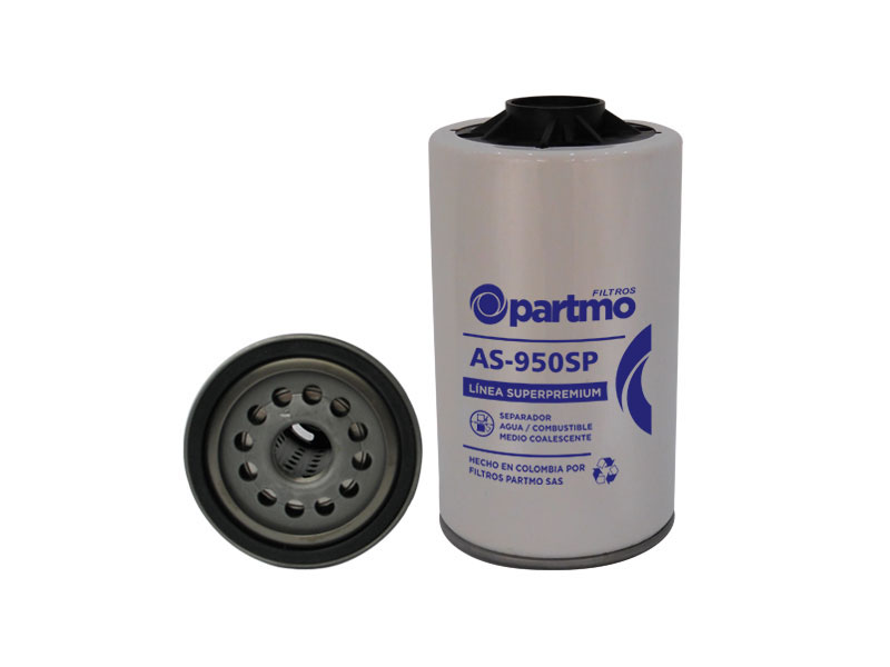 FILTRO SEPARADOR AGUA COMBUSTIBLE CON VASO VISOR, ENROSCABLE