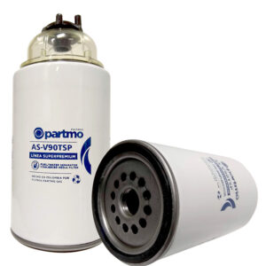 FILTRO SEPARADOR AGUA COMBUSTIBLE CON VASO VISOR INCORPORADO, ENROSCABLE