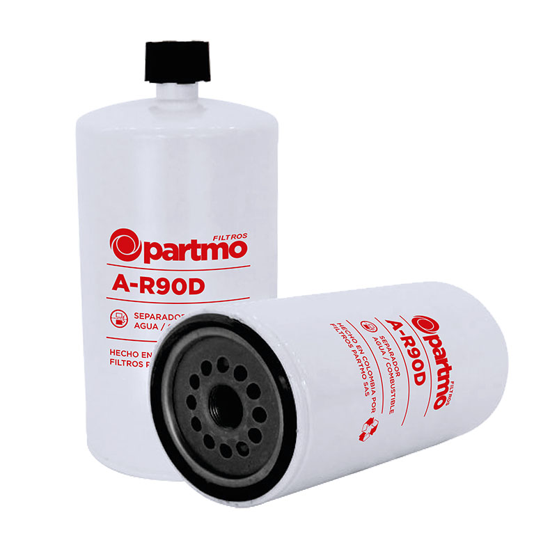 FILTRO SEPARADOR AGUA COMBUSTIBLE CON DRENAJE, ENROSCABLE