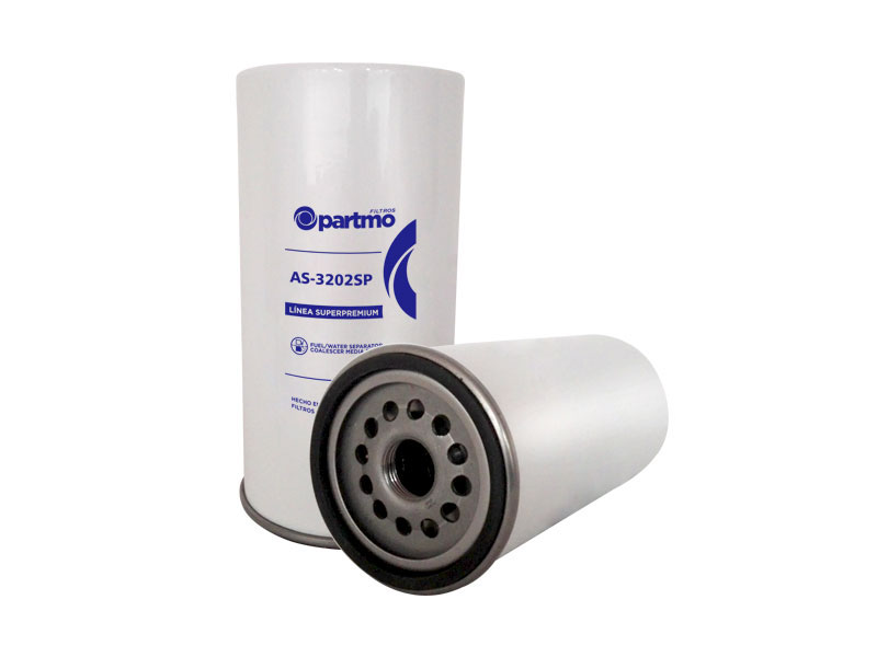 FILTRO SEPARADOR AGUA COMBUSTIBLE CON VASO VISOR, ENROSCABLE