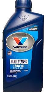 VALVOLINE HIGH PERFORMARCE 80W90 QT -