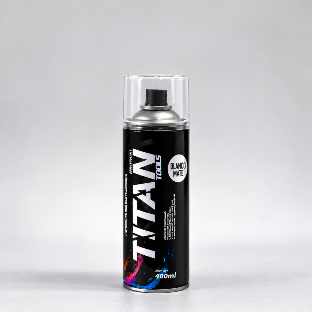 AEROSOL BLANCO MATE 400 ML TITANTOOLS