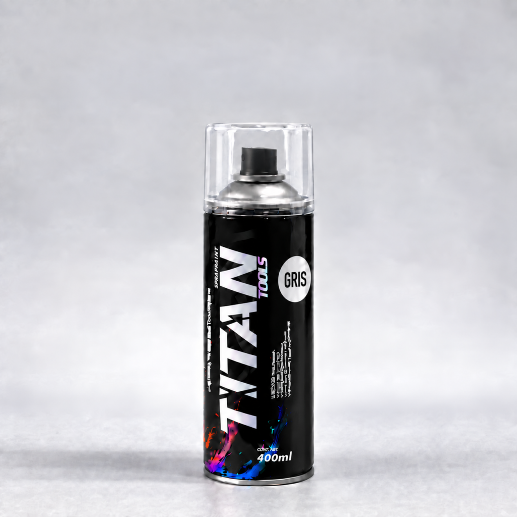 AEROSOL GRIS 400 ML TITANTOOOLS
